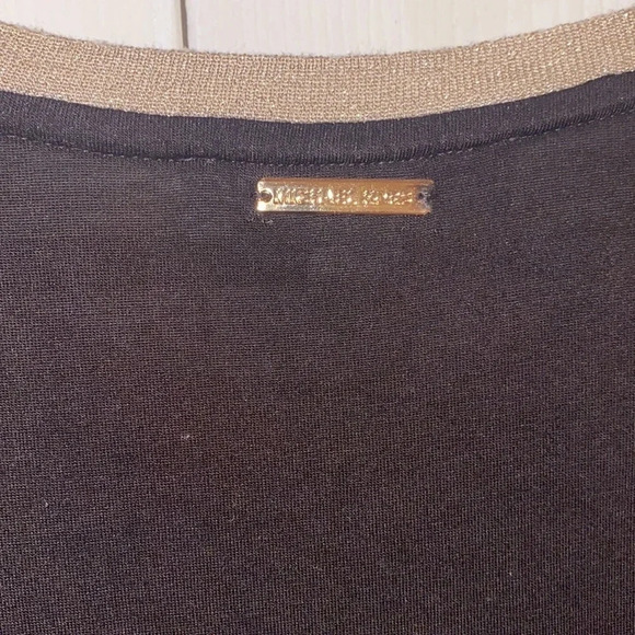 Michael Kors black knit sequins  crew neck maxi dress Sz S - Picture 5 of 15